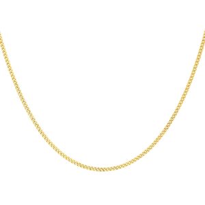 9ct Yellow Gold 60cm (24_) Curb Chain 0.8mm Width
